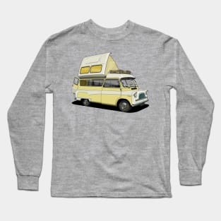 Bedford Campervan in yellow Long Sleeve T-Shirt